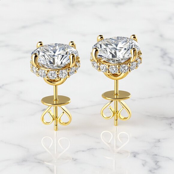 Jewelry - "Noeline" 1ct Lab Diamond Stud Earrings